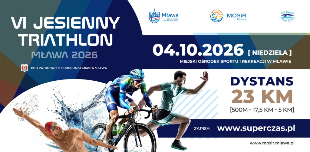 Jesienny Triathlon Mława - Zdjęcie wydarzenia